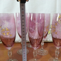 Ретро кристални чаши , снимка 2 - Антикварни и старинни предмети - 44810669