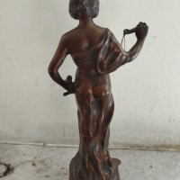 стара метална статуетка, снимка 3 - Други ценни предмети - 42401745