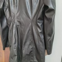 Кожено черно сако от изкуствена кожа, снимка 6 - Сака - 41481376