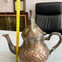 Стар арабски / ориенталски чайник. №4482, снимка 8 - Антикварни и старинни предмети - 42013458