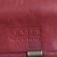 Texier made in France vintage маркова раница дебела естествена кожа 31х27х10см, снимка 5 - Чанти - 42704256