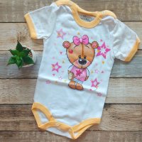 Боди VENERA BABY рипс р.68, снимка 1 - Бодита за бебе - 42380684