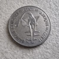 Монета . Африка. Западна Африка. 100 франка . 1996 г , снимка 2 - Нумизматика и бонистика - 41623074