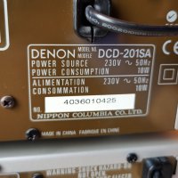 Denon DRA 201SA Dcd 201 SA стерео усилвател радио компакт диск и дистанционно , снимка 18 - Аудиосистеми - 40295343