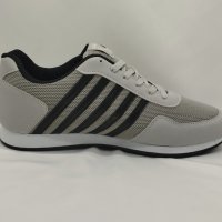 Мъжки маратонки 6461 сиво-бяло Гигант номера 45,46,47,48, снимка 3 - Спортни обувки - 41410599