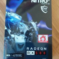 Видео карти SAPPHIRE RADEON RX 580 Nitro+ 4 GB, снимка 1 - Видеокарти - 42589684