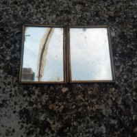 Старо бронзово джобно огледало, снимка 3 - Антикварни и старинни предмети - 41248132