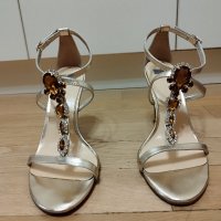 Италиански дамски сандали Bata , 39 номер, снимка 6 - Дамски елегантни обувки - 41148541