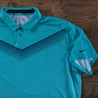 NIKE Men's Dry Stripe Golf Polo - страхотна мъжка тениска 2ХЛ, снимка 3 - Тениски - 40405394