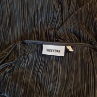 WEEKDAY черна солей рокля / размер S-M/, снимка 3 - Рокли - 41635041