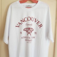  Тениски с щампа VANCOUVER - р-р L/G и M/L, снимка 2 - Тениски - 42158644