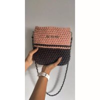 Плетени луксозни дамски чанти, ръчна изработка, модерна визия, снимка 1 - Чанти - 42698111