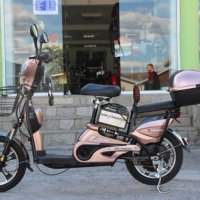 Електрически скутер-велосипед MaxMotors EBZ16 500W - ROSE GOLD, снимка 6 - Мотоциклети и мототехника - 41827558