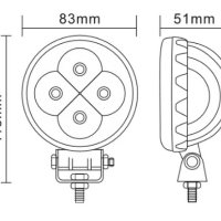 Халоген диоден 12-24V 12W - HAL167, снимка 2 - Аксесоари и консумативи - 40276198