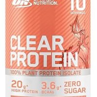 Нов Optimum Nutrition 100% растителен протеин изолат, сочна праскова, снимка 1 - Други - 41746546