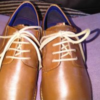 Daniel Hechter paris естествена кожа маркови френски обувки №40 стелка 25.2см нови, снимка 6 - Официални обувки - 41817918