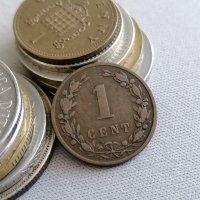 Монета - Нидерландия - 1 цент | 1884г., снимка 1 - Нумизматика и бонистика - 42303620