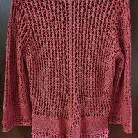 Красива плетена блуза , снимка 2 - Блузи с дълъг ръкав и пуловери - 35829418