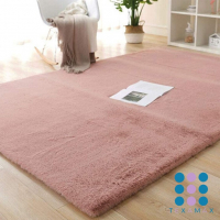 Kилим изкуствен заек , модерен килим с косъм , розов килим , сив килим, снимка 11 - Килими - 36358565