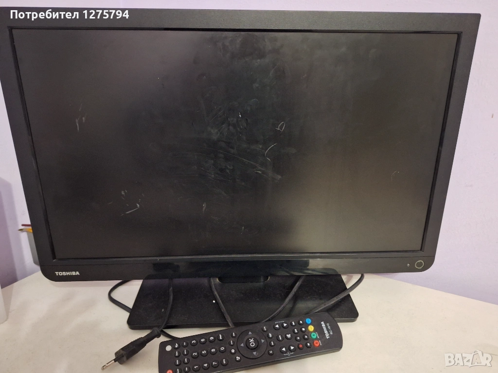 Дарявам ТВ Тошиба с неработещ дисплей, снимка 1