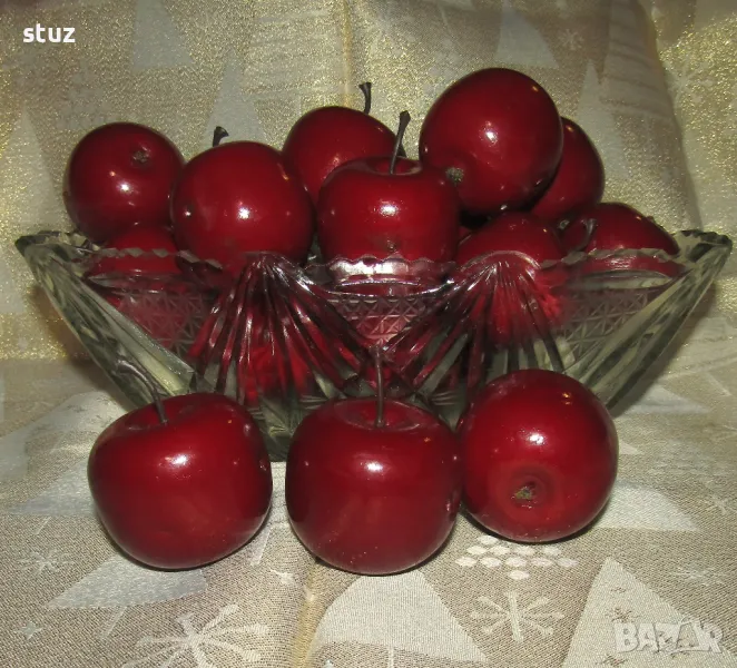 Изкуствени ябълки за декорация, аранжировки, снимка 1