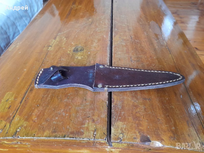 Стара кожена кания за нож #7, снимка 1