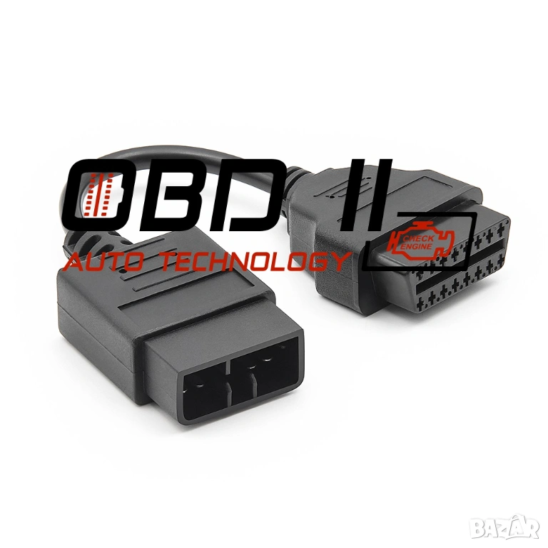 Кабел / Преходник / Адаптер за Subaru 9 Пин Pin Субару Delphi Autocom, снимка 1