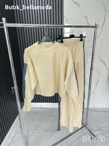 Ново комплекти плетива с дънков кант , снимка 1