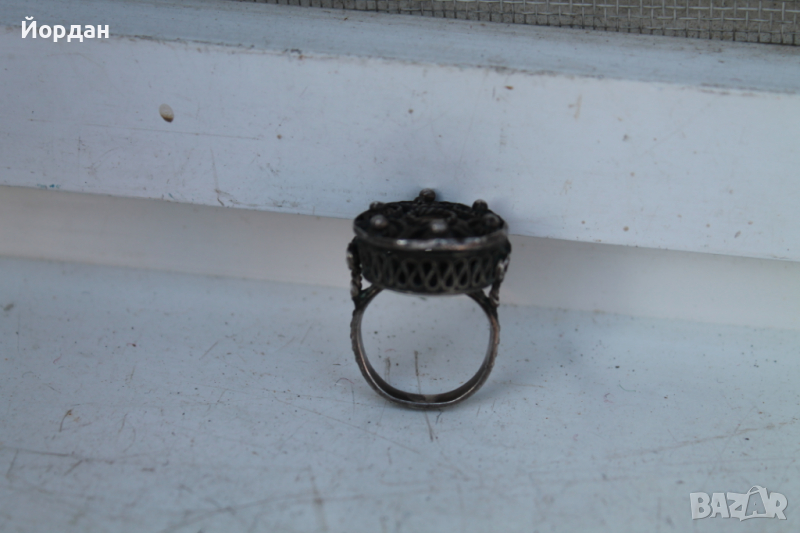 Дамски сребърен пръстен , снимка 1