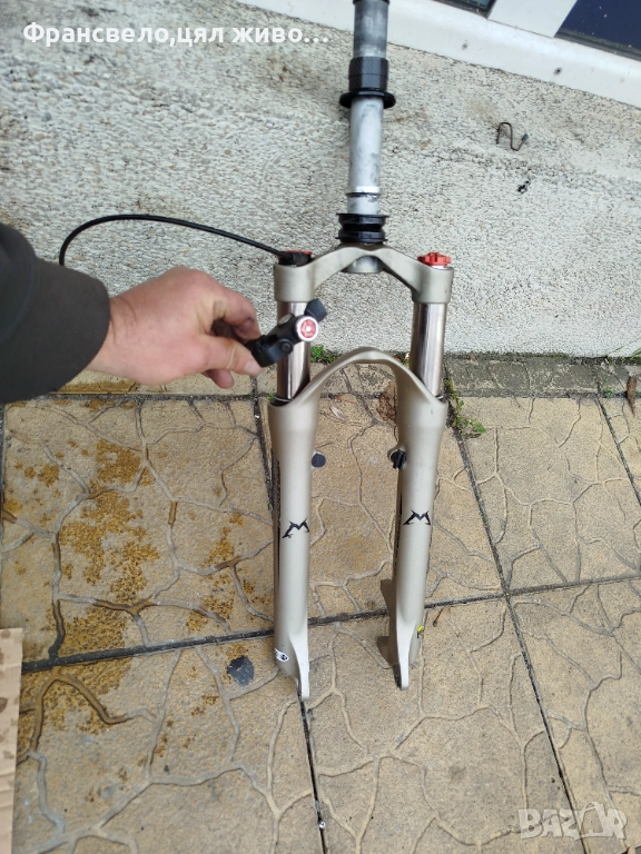 26 цола въздушна, заключваща вилка за велосипед колело marzocci с монтаж чело 44 , снимка 1