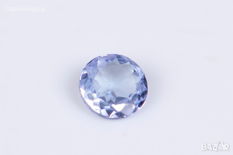 Танзанит 0.19ct 3.7mm кръгла шлифовка #1, снимка 1