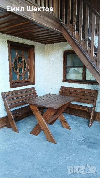 БАВАРСКИ КОМПЛЕКТ ОТ МАСИВ, снимка 1