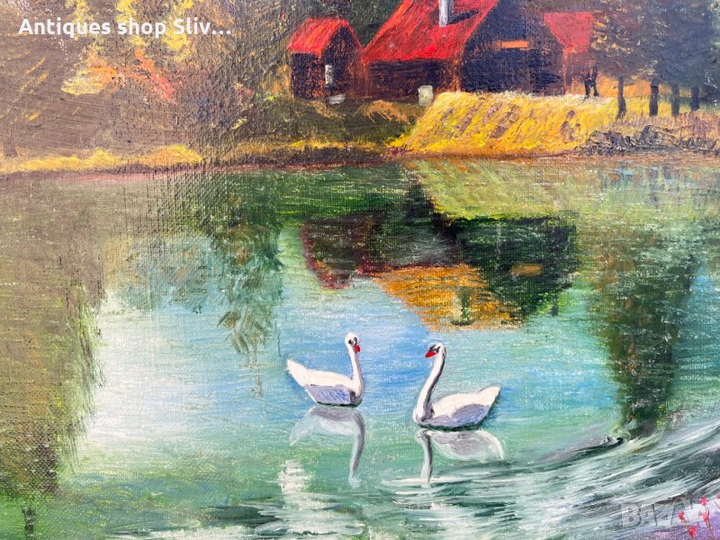 Маслена картина "Лебедово Езеро" №1128, снимка 1