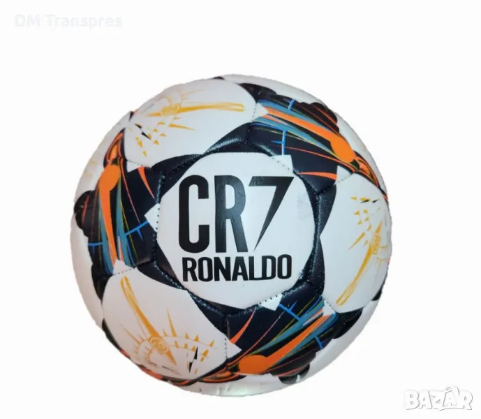 Футболна Топка CR7 RONALDO / Роналдо 2023г Цвят Черна Звезда, снимка 1