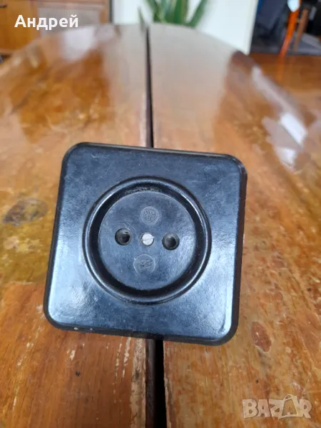 Стар електрически контакт #27, снимка 1