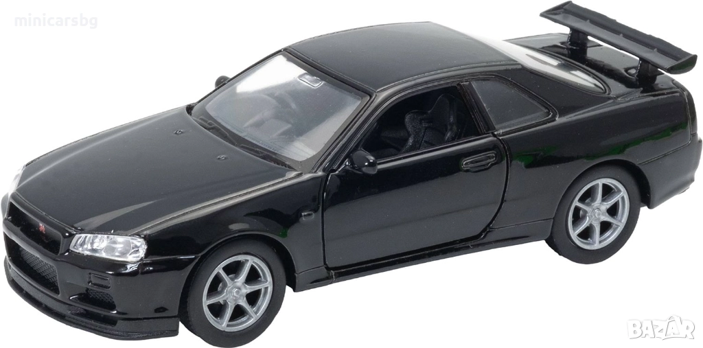 Метални коли Nissan Skyline GT-R R34, снимка 1