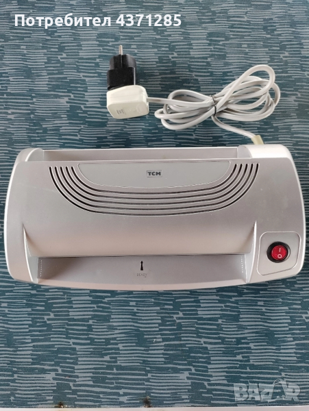 TCM ламинатор за топло ламиниране до A4, снимка 1