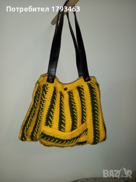 Ръчно плетена дамска чанта, снимка 1