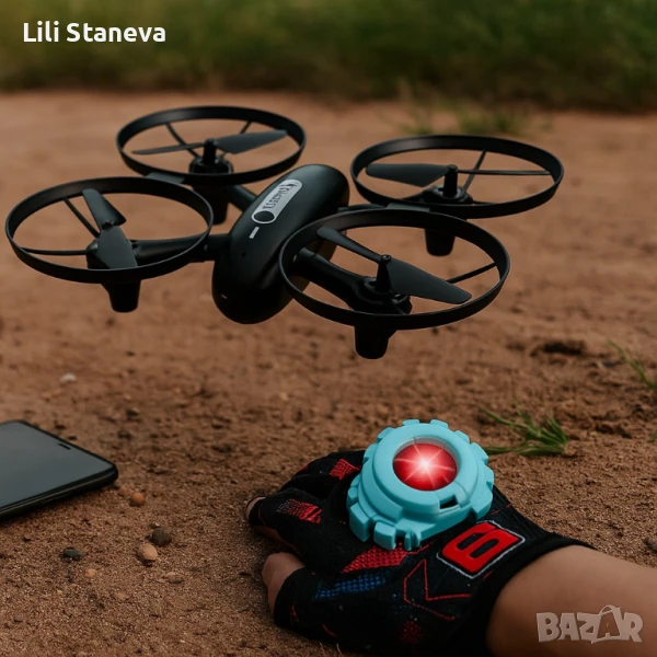 Дрон с жестово управление и Wi-Fi камера – Traces. , снимка 1