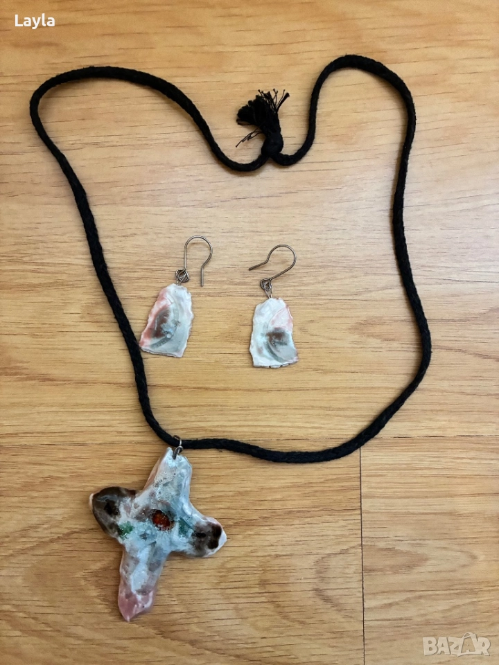 Колие и обеци уникат, снимка 1