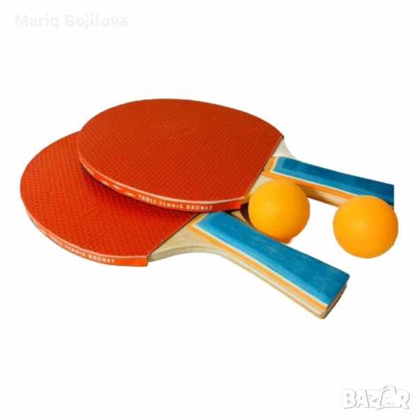 Комплект хилки и топчета за тенис на маса, снимка 1