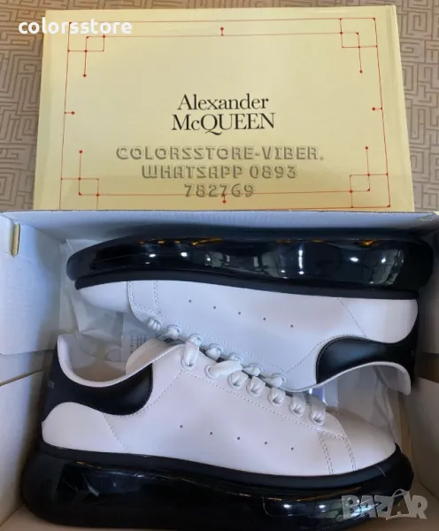 Мъжки бели кецове  Alexander McQueen BR18RE, снимка 1