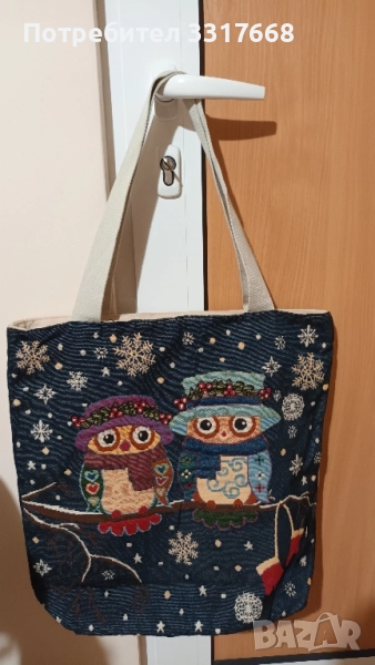 Голяма чанта от плат, снимка 1