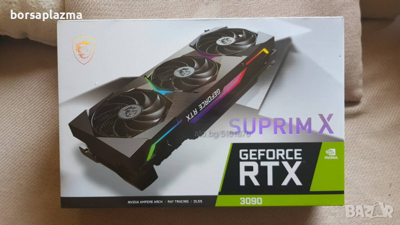 MSI GeForce RTX3090 Suprim X 24 GB OC 16.04, снимка 1