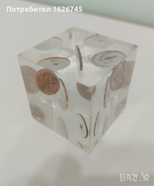 Преспапие САЩ центове, снимка 1