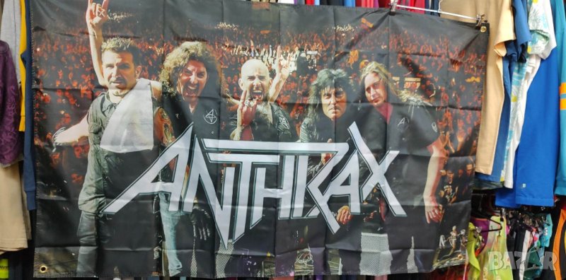 ANTHRAX-интериорен транспарант (тип знаме), снимка 1