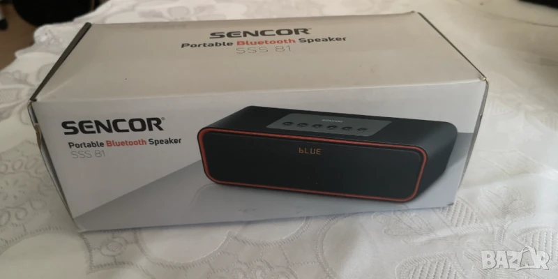 Стерео колонка Sencor с FM, Блутут, USB и карта, снимка 1