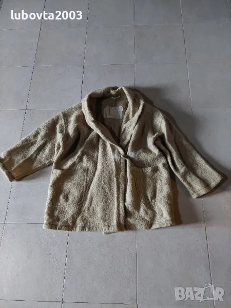 L/XL Дамска вълнено разкроено палто, снимка 1