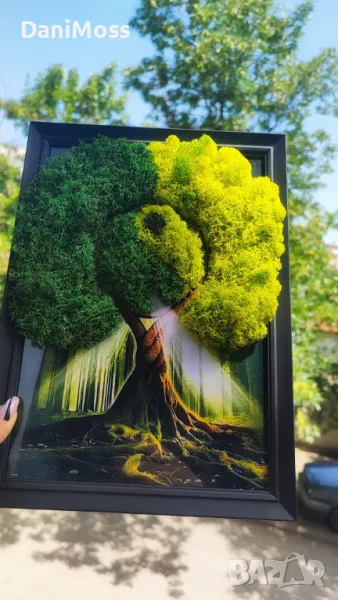 Дървото на живота от скандинавски мъх, снимка 1