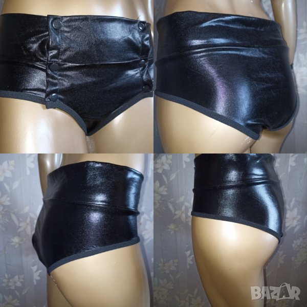 Кожени нови бикини с откачаща се предна част М, снимка 1